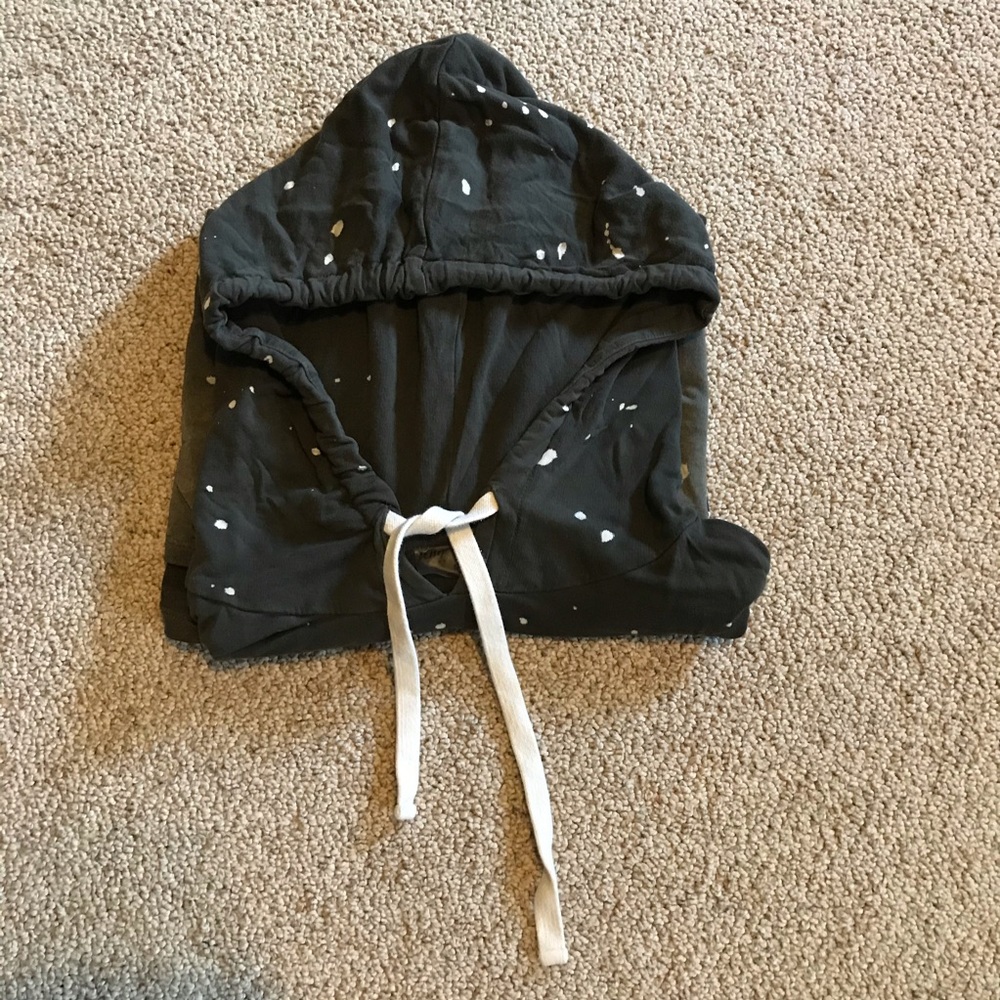 Betsey Johnson Performance Brown Ombré Hoodie, GUC, M - Picture 14 of 14